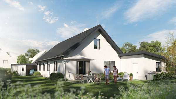 Visualisierte Hinteransicht - Einfamilienhaus in 52156 Monschau mit 185m² kaufen