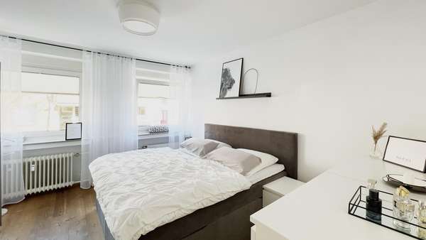 Schlafzimmer - Erdgeschosswohnung in 40593 Düsseldorf mit 86m² kaufen