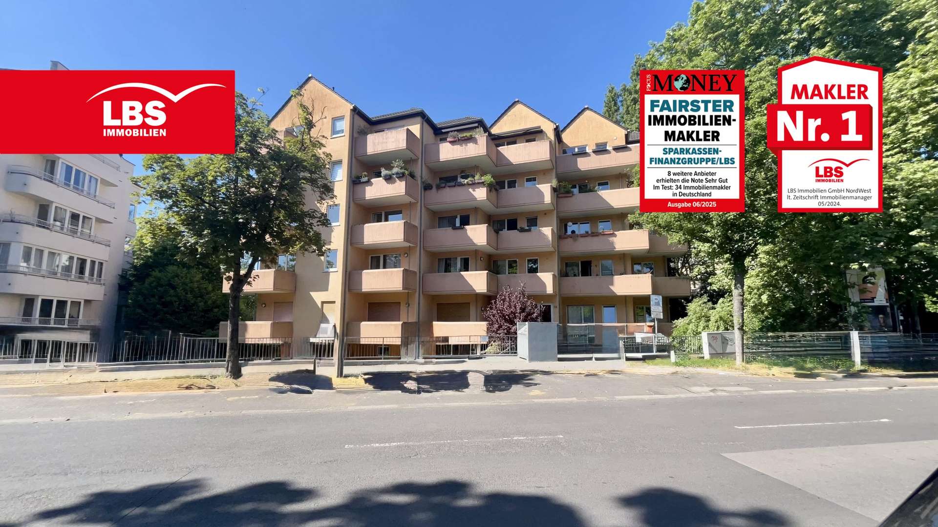 Hausansicht Hausansicht - Etagenwohnung in 40237 Düsseldorf mit 65m² kaufen