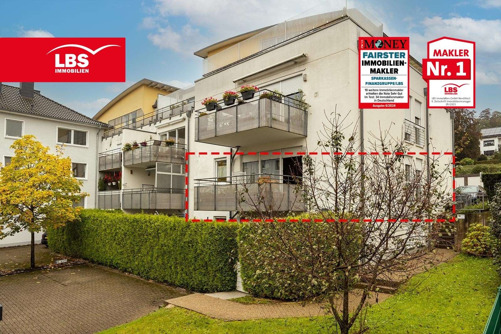 Außenansicht - Erdgeschosswohnung in 58511 Lüdenscheid mit 80m² kaufen