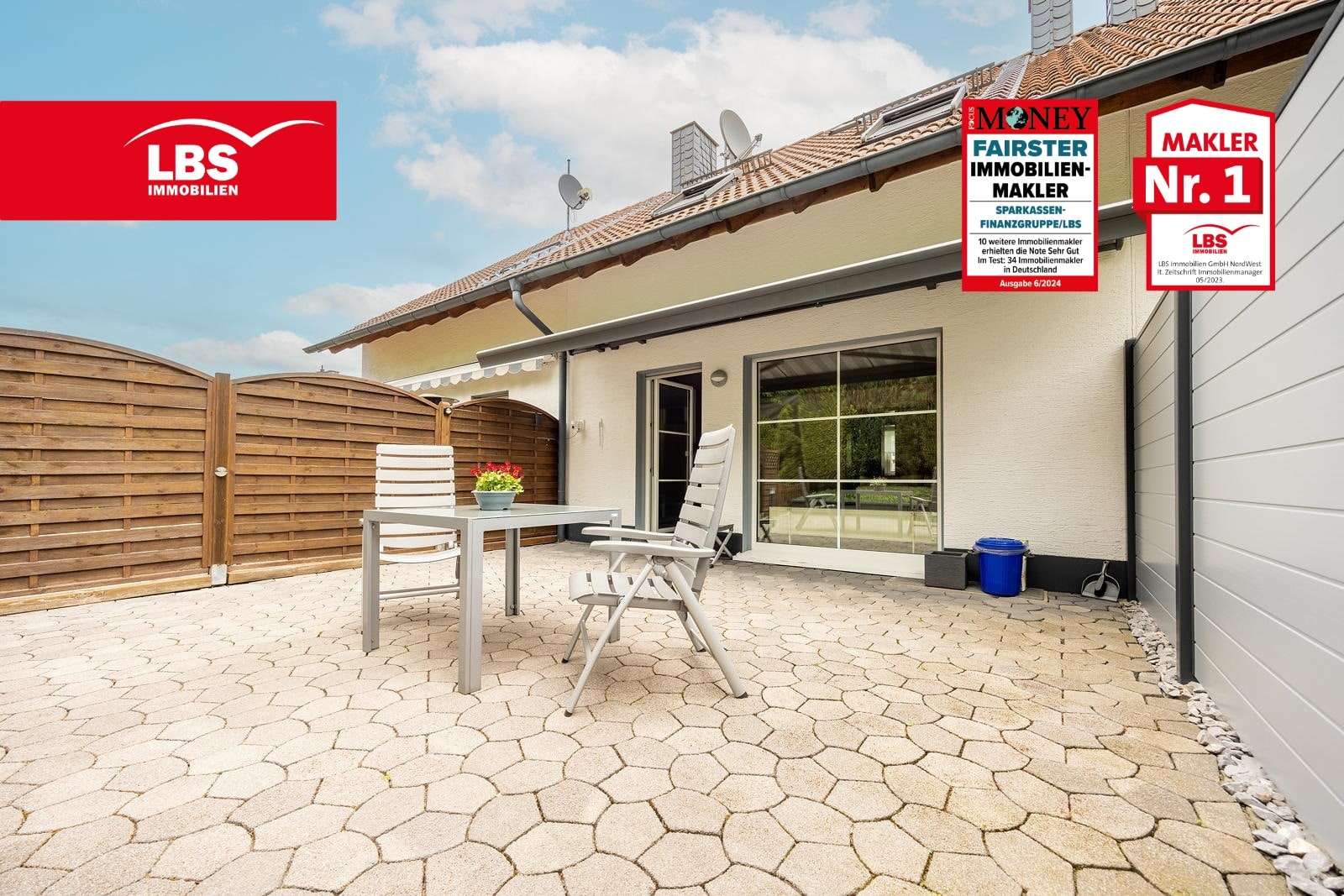 Terrasse - Reihenmittelhaus in 58511 Lüdenscheid mit 120m² kaufen