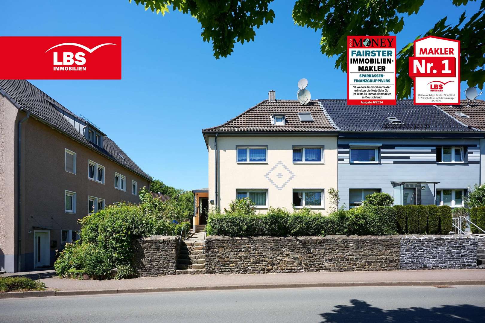 Aussenansicht - Reiheneckhaus in 58509 Lüdenscheid mit 128m² kaufen