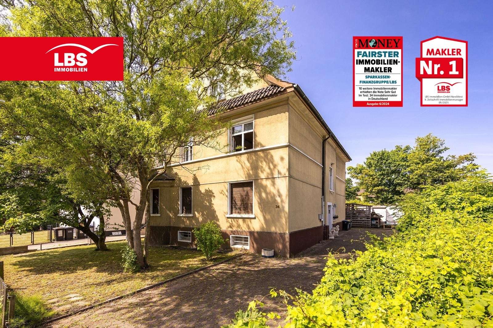 Außenansicht, Straßenseite Außenansicht, Straßenseite - Mehrfamilienhaus in 45661 Recklinghausen mit 270m² kaufen