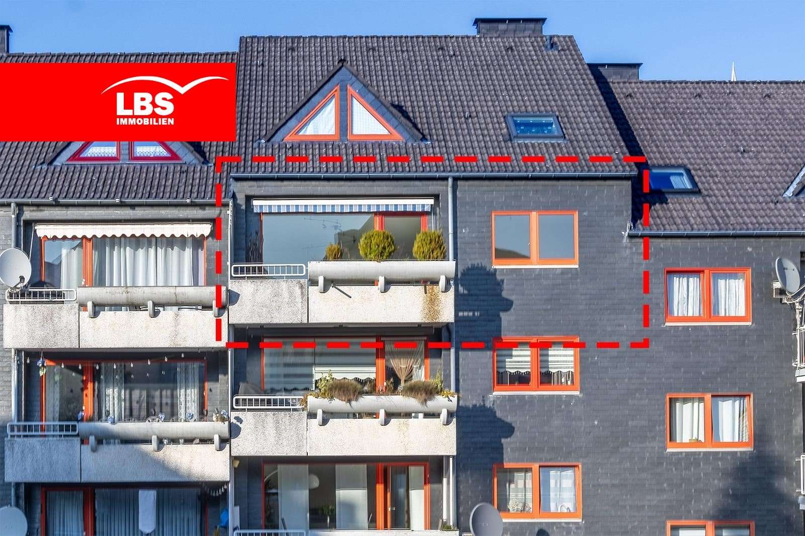 Außenansicht - Etagenwohnung in 58507 Lüdenscheid mit 90m² kaufen