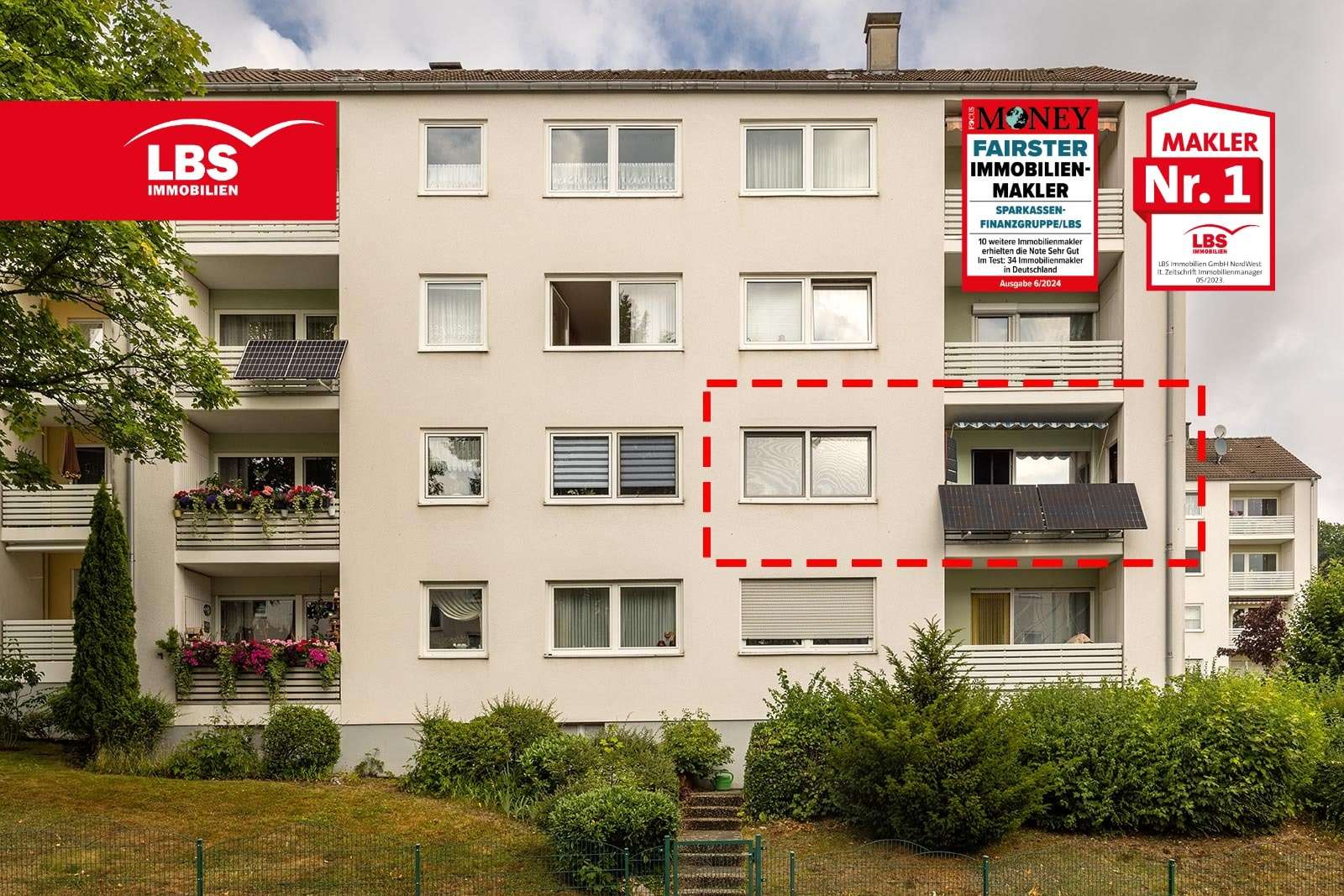 Außenansicht Außenansicht - Etagenwohnung in 58636 Iserlohn mit 61m² kaufen