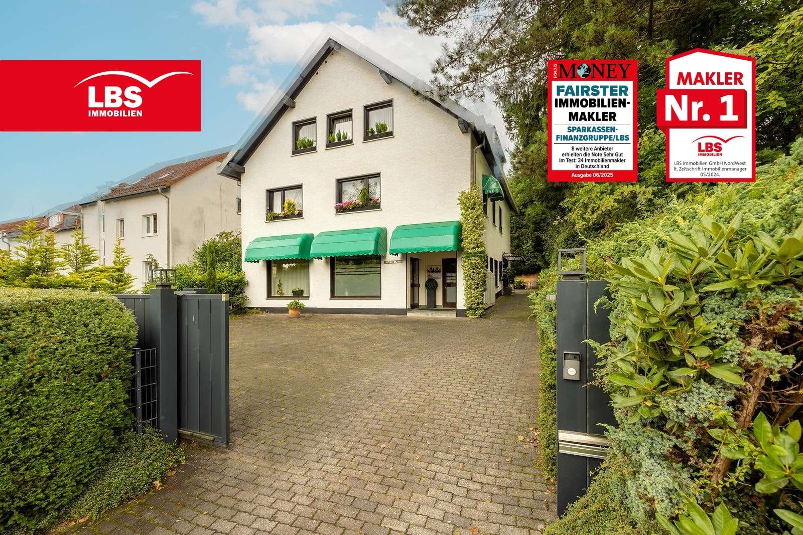 Zugang mit großem Rolltor Zugang mit großem Rolltor - Mehrfamilienhaus in 58553 Halver mit 238m² kaufen