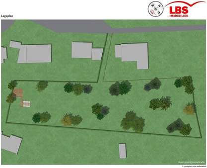 Lageplan - Grundstück in 58675 Hemer mit 2989m² kaufen