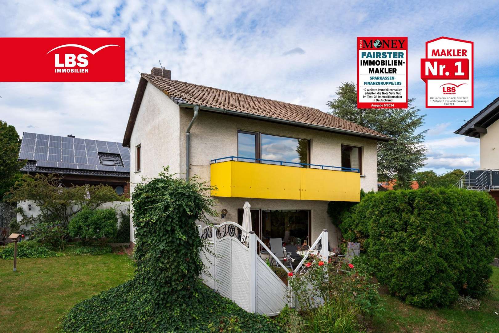 Rückansicht Haus - Einfamilienhaus in 33106 Paderborn mit 120m² kaufen
