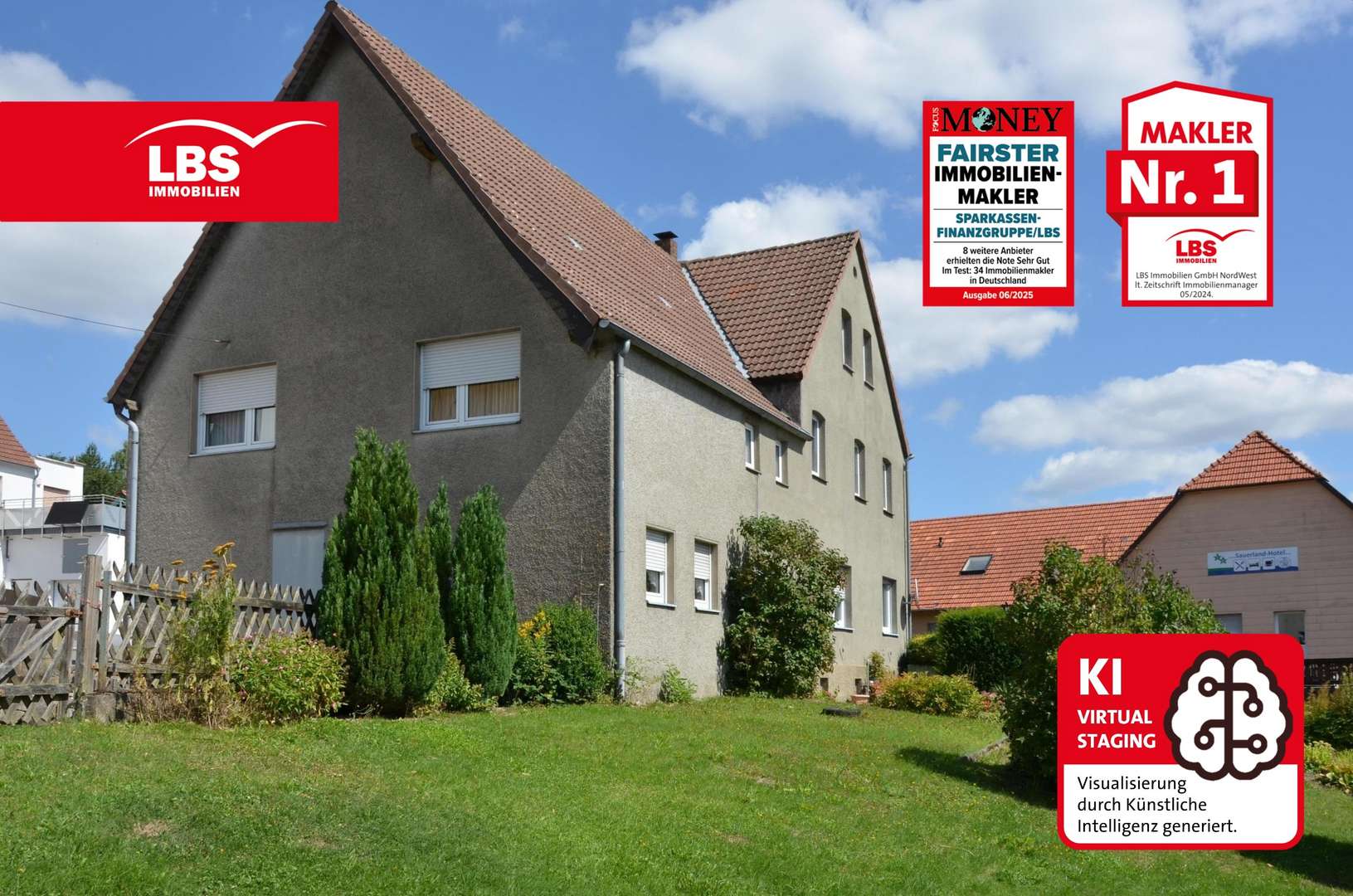 Seitenansicht - Einfamilienhaus in 34431 Marsberg mit 155m² kaufen