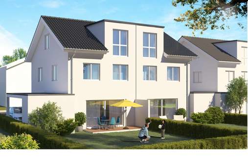 Ansicht Ansicht - Doppelhaushälfte in 33189 Schlangen mit 136m² kaufen