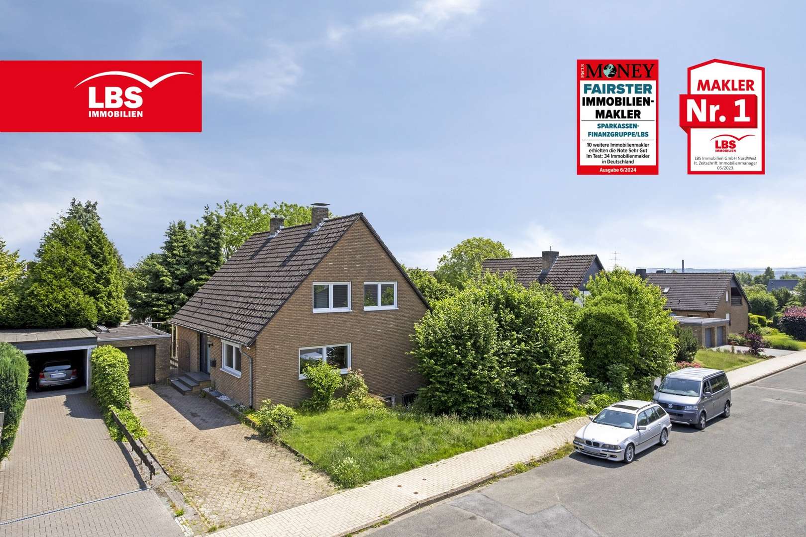 Ansicht Straßenseite - Einfamilienhaus in 58239 Schwerte mit 180m² kaufen