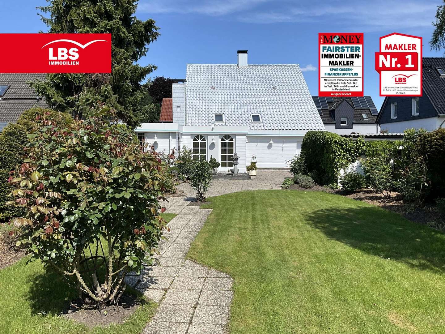 Ansicht Gartenseite - Einfamilienhaus in 44319 Dortmund mit 145m² kaufen