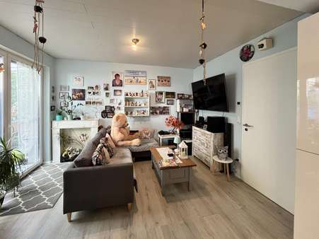 Wohnzimmer - Erdgeschosswohnung in 58239 Schwerte mit 65m² kaufen