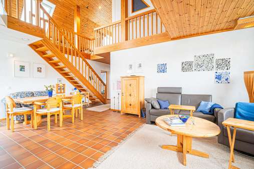 Wohn- und Esszimmer - Maisonette-Wohnung in 44797 Bochum mit 162m² kaufen