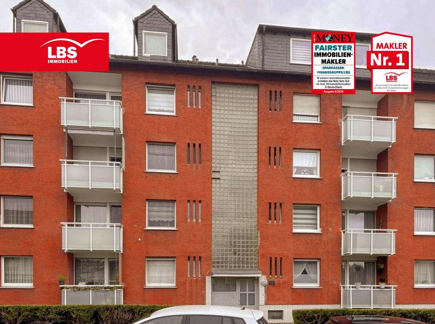 Hausansichtg - Etagenwohnung in 44388 Dortmund mit 86m² kaufen