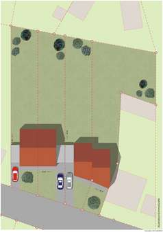 Lageplan - Doppelhaushälfte in 45473 Mülheim mit 158m² kaufen