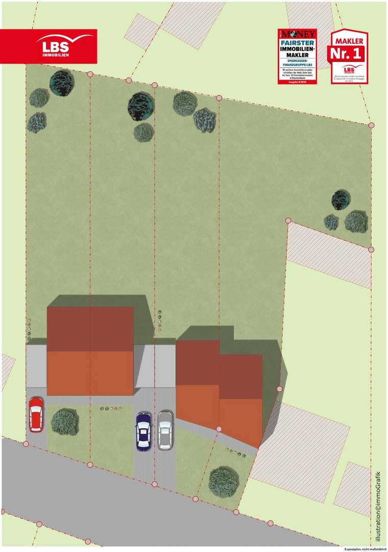 Lageplan - Doppelhaushälfte in 45473 Mülheim mit 158m² kaufen