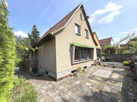 Rückseite mit Terrasse - Einfamilienhaus in 15230 Frankfurt mit 164m² kaufen