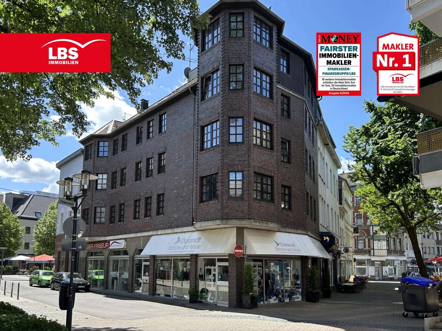 Hausansicht - Etagenwohnung in 47798 Krefeld mit 56m² kaufen