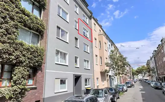 Moderne 2,5 Zimmer-Wohnung mit Balkon in zentraler Lage Düsseldorf