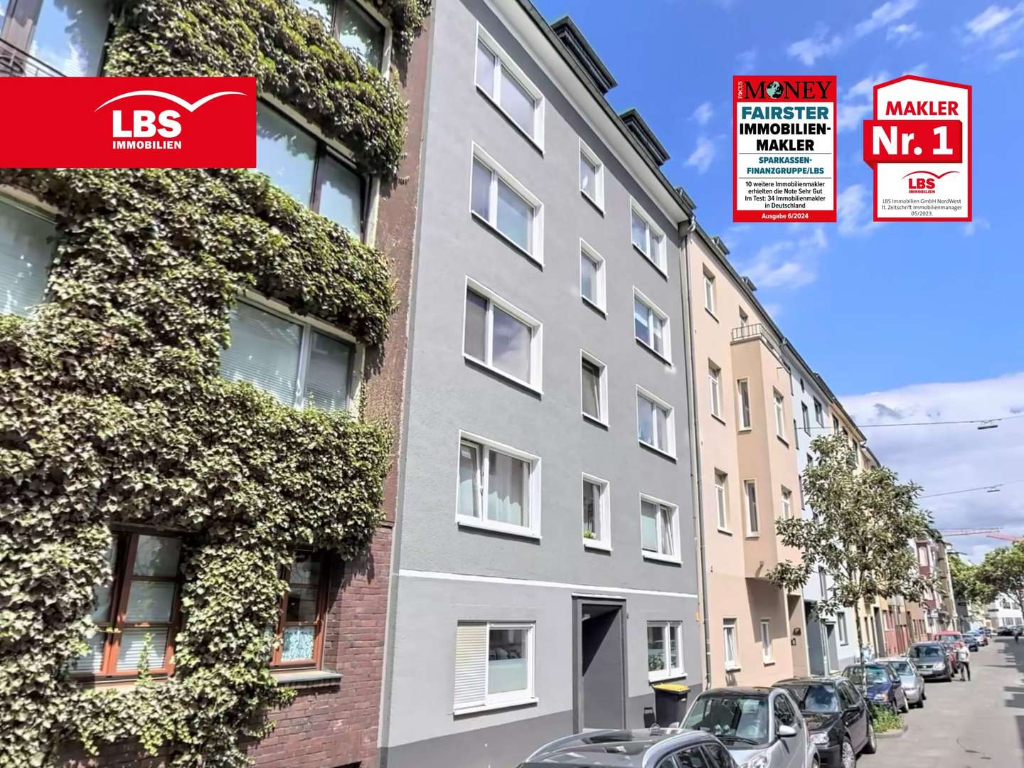 Frontansicht Frontansicht - Etagenwohnung in 40476 Düsseldorf mit 73m² kaufen