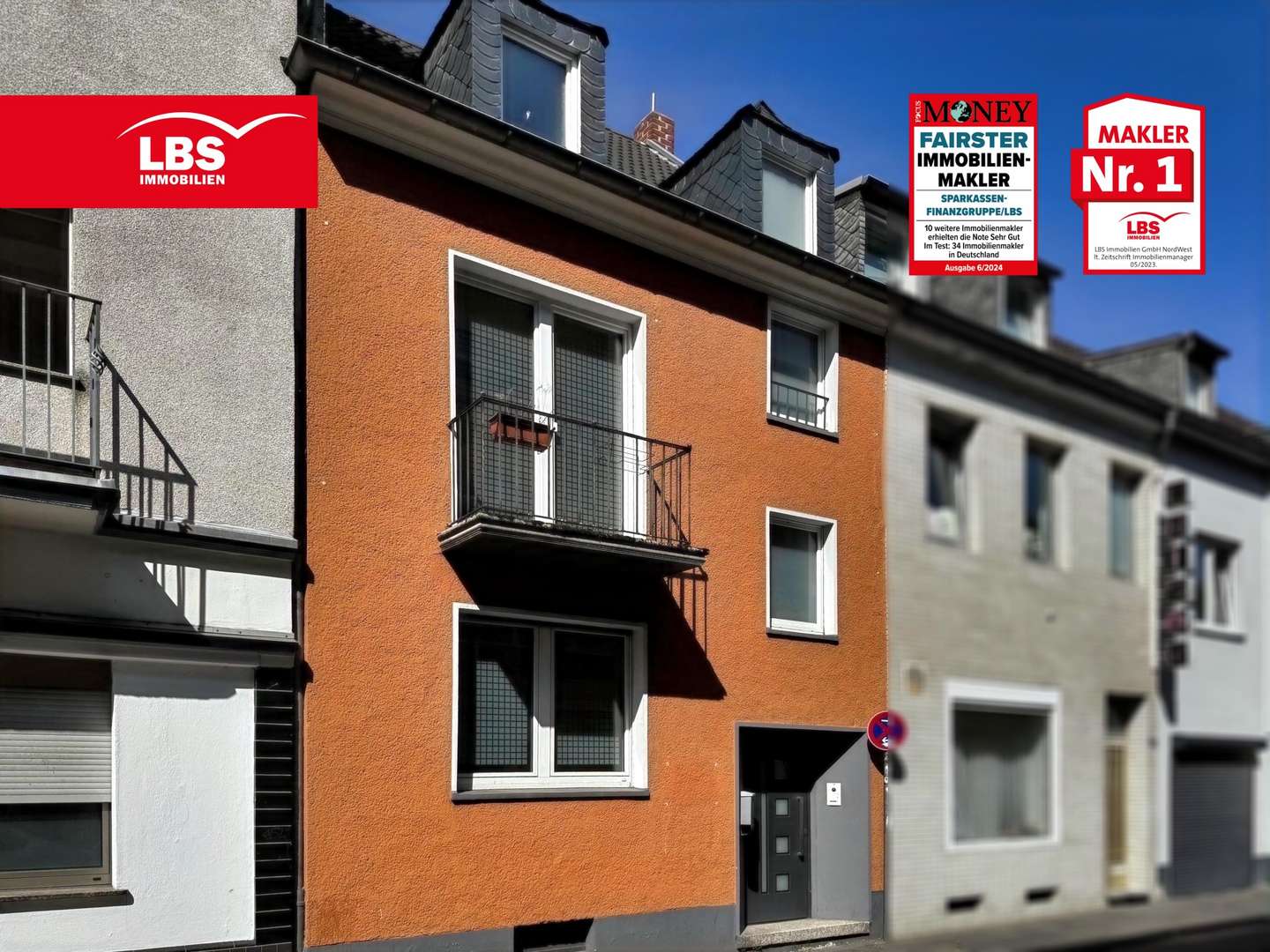 Straßenansicht Straßenansicht - Reihenmittelhaus in 47799 Krefeld mit 126m² kaufen