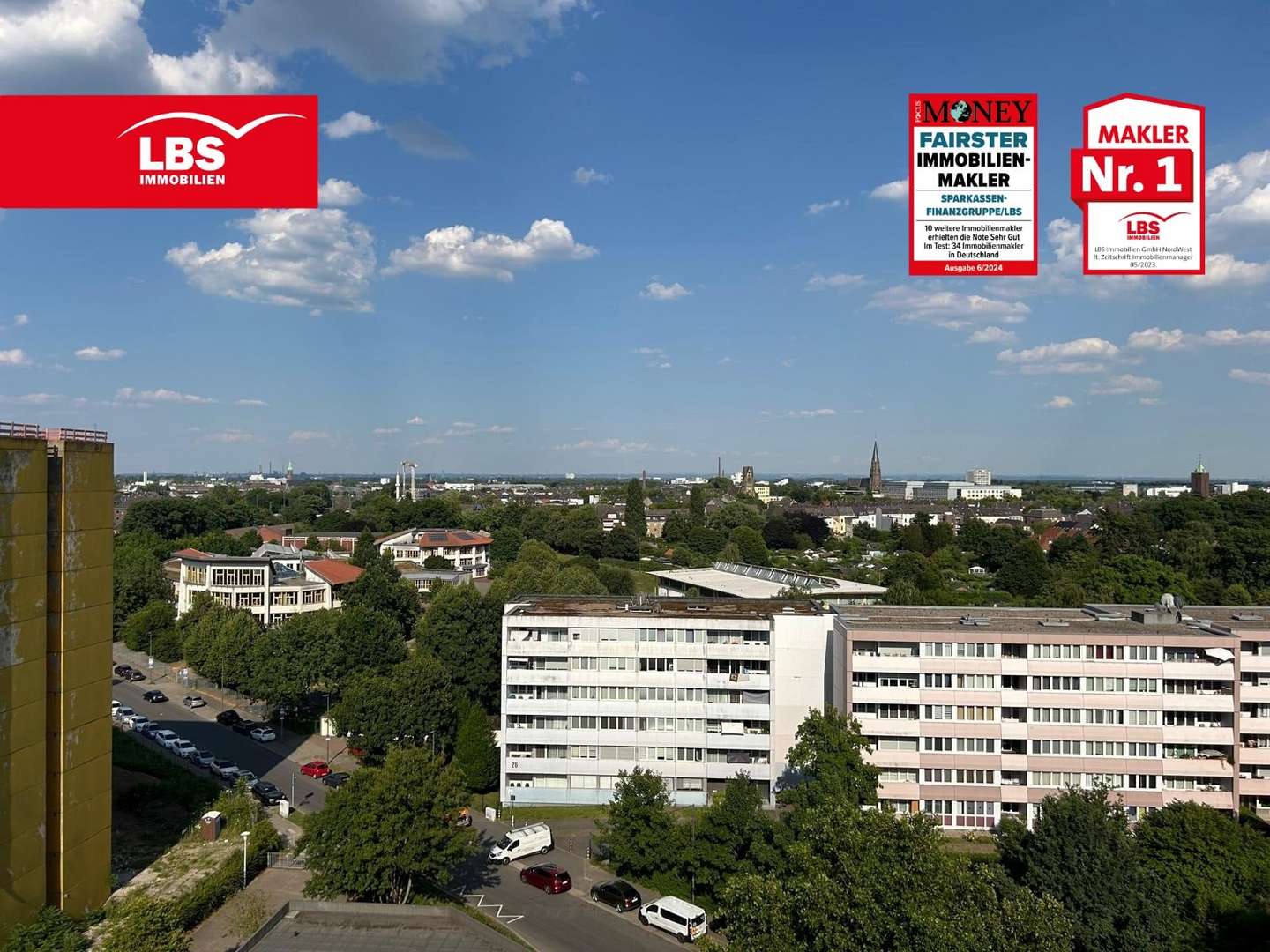 Schöner Ausblick ! Schöner Ausblick ! - Etagenwohnung in 47805 Krefeld mit 73m² kaufen