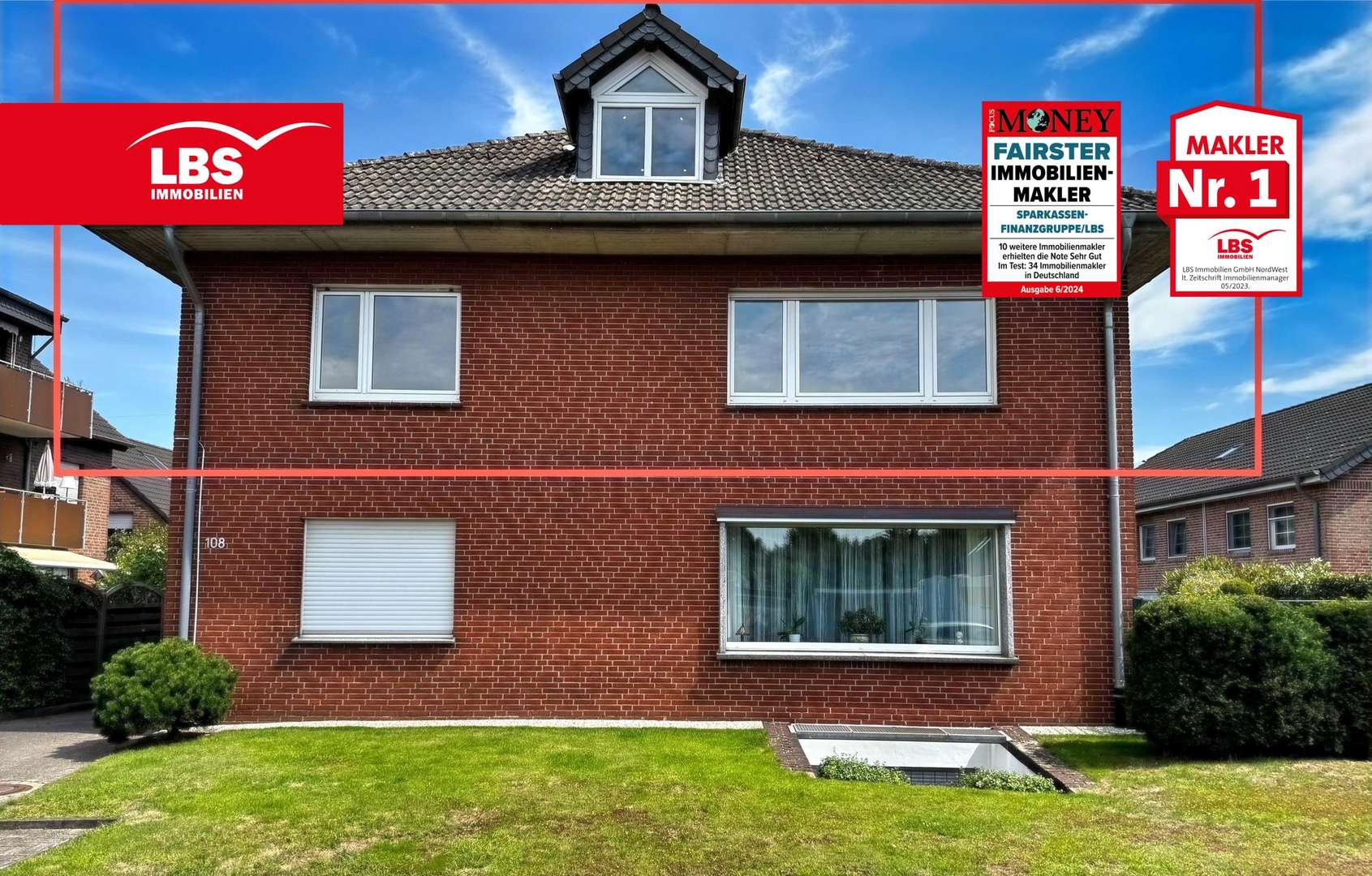 Straßenansicht Straßenansicht - Maisonette-Wohnung in 47447 Moers mit 158m² kaufen