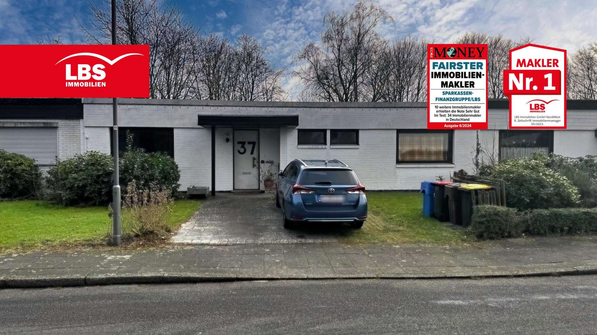 Straßenansicht - Bungalow in 47805 Krefeld mit 111m² kaufen
