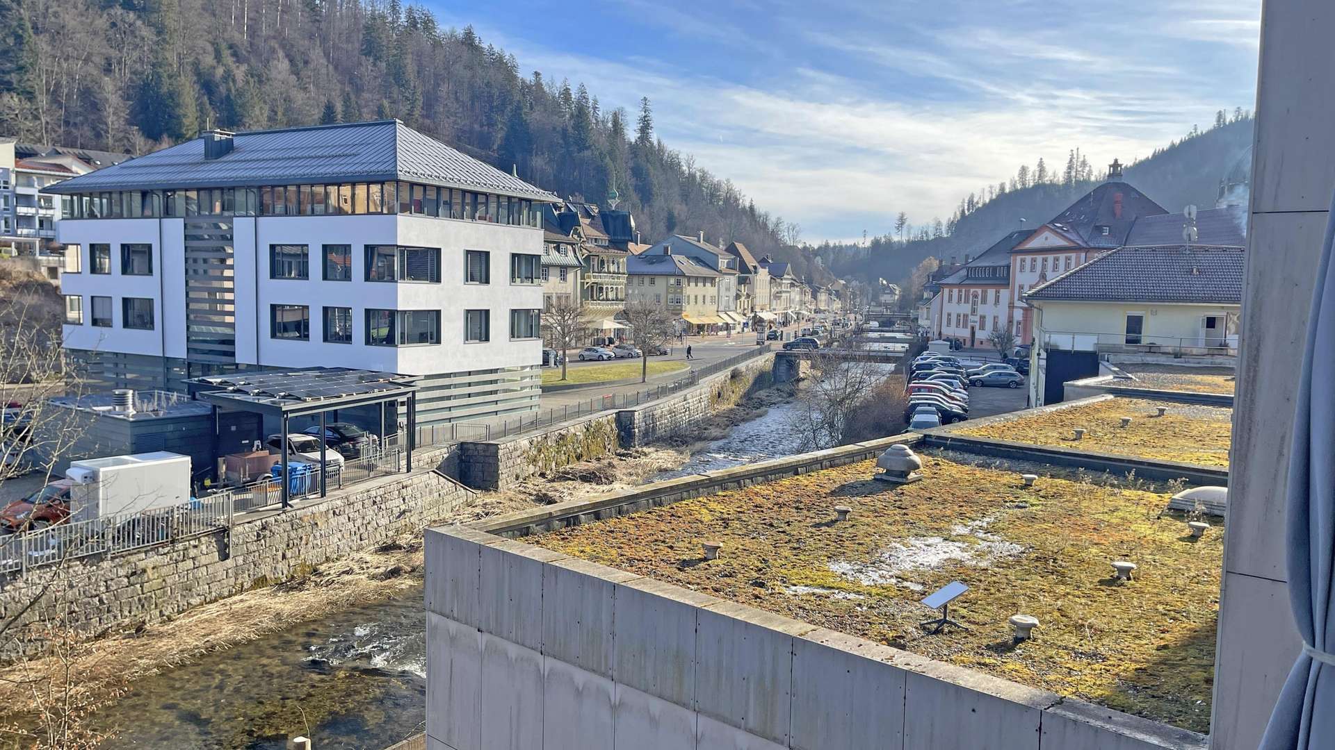 Ausblick Balkon