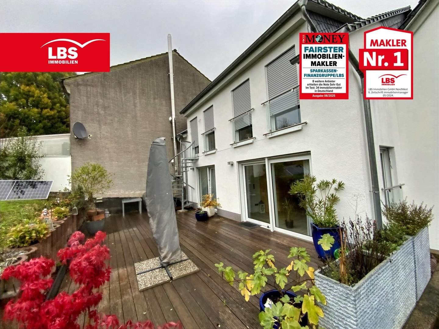 Terrasse Terrasse - Zweifamilienhaus in 58730 Fröndenberg mit 235m² kaufen