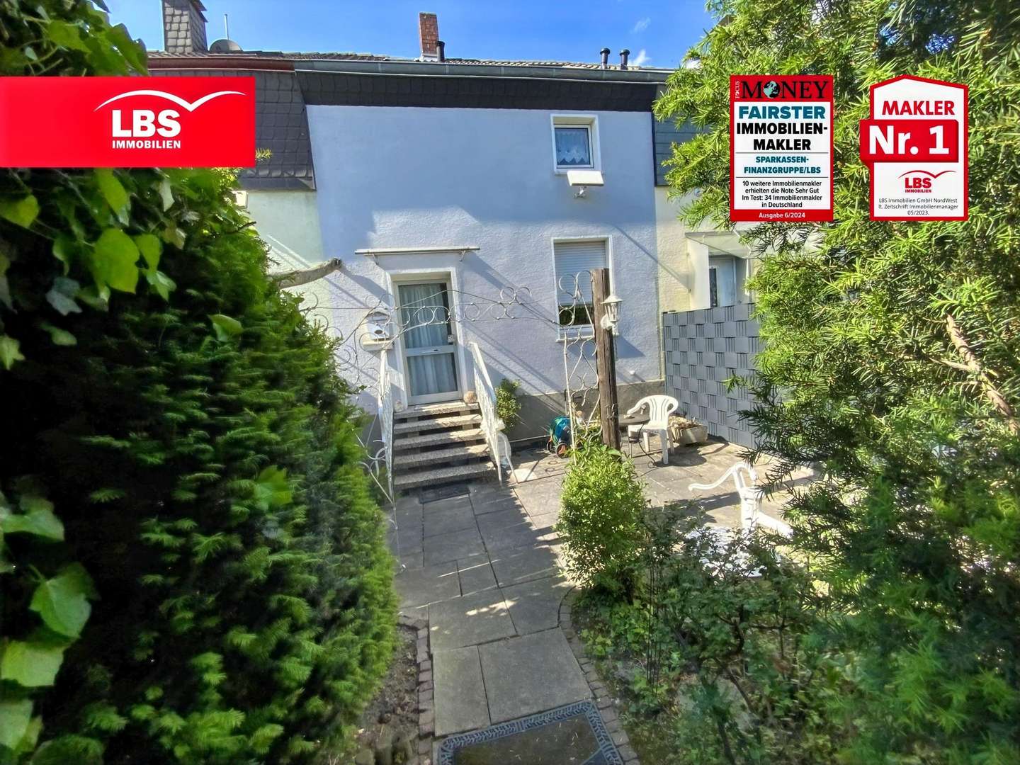 Vorderansicht - Reihenmittelhaus in 59174 Kamen mit 58m² kaufen