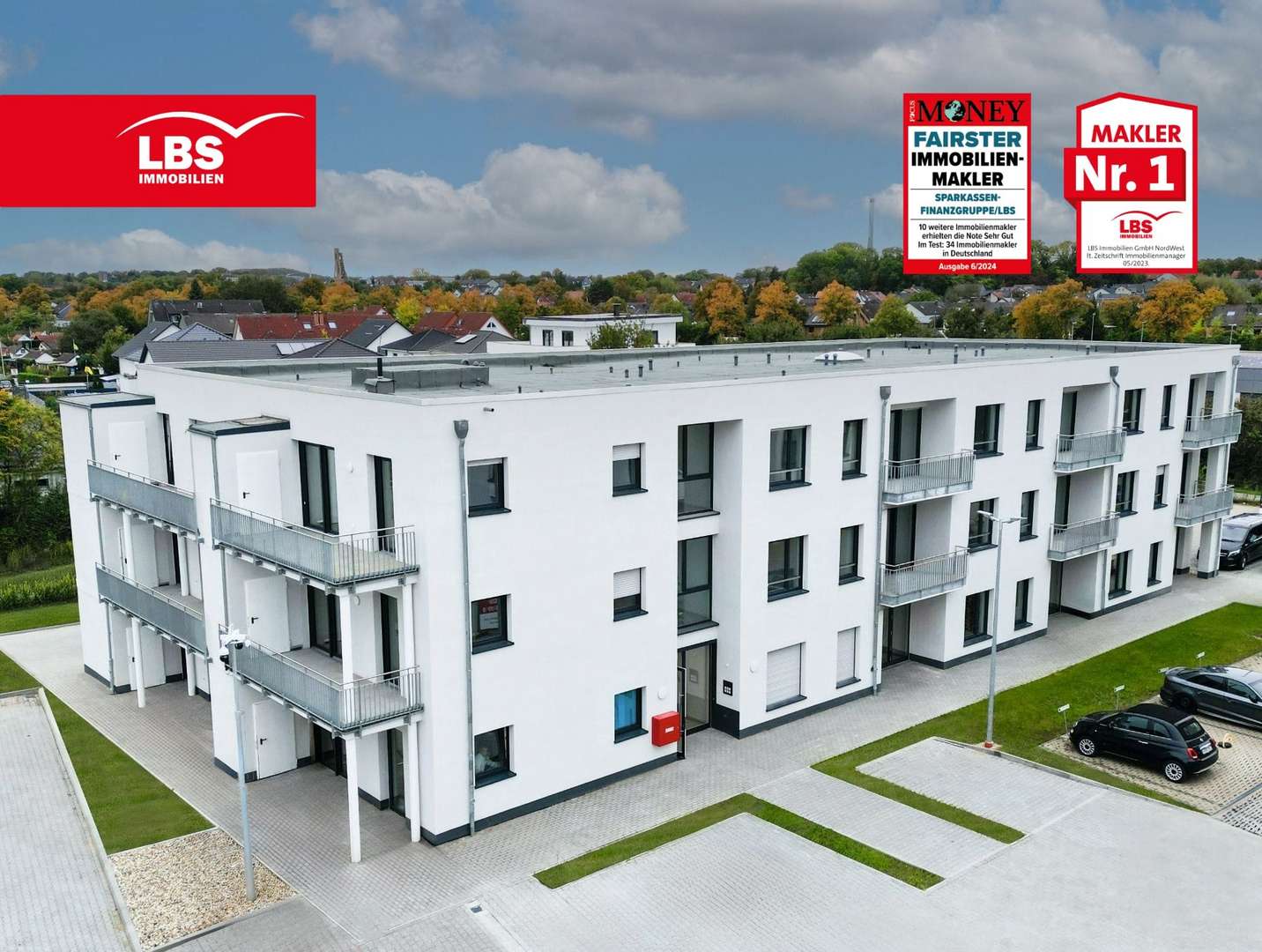 Vorderansicht Vorderansicht - Etagenwohnung in 59192 Bergkamen mit 50m² kaufen