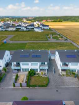 Luftaufnahme Luftaufnahme - Doppelhaushälfte in 88477 Schwendi mit 129m² kaufen