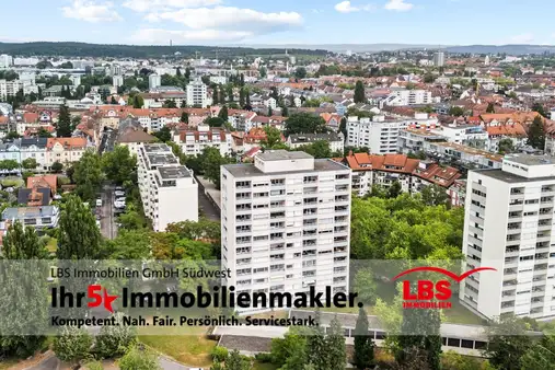 RESERVIERT: Genehmigte FeWo - 365 Tage im Jahr - 1,5 Zimmer mit Balkon im Konstanzer Paradies!