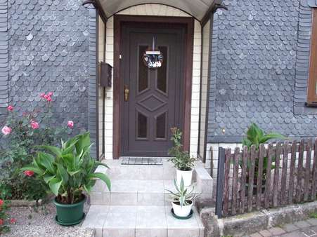 Hauseingang Hauseingang - Einfamilienhaus in 98694 Ilmenau mit 150m² kaufen