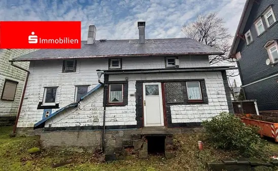 ***Kleines Einfamilienhaus mit Garten, Nebengebäude & Garage in zentraler Lage von Gehlberg***