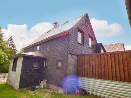 rückwärtige Ansicht - Einfamilienhaus in 98694 Ilmenau mit 95m² kaufen