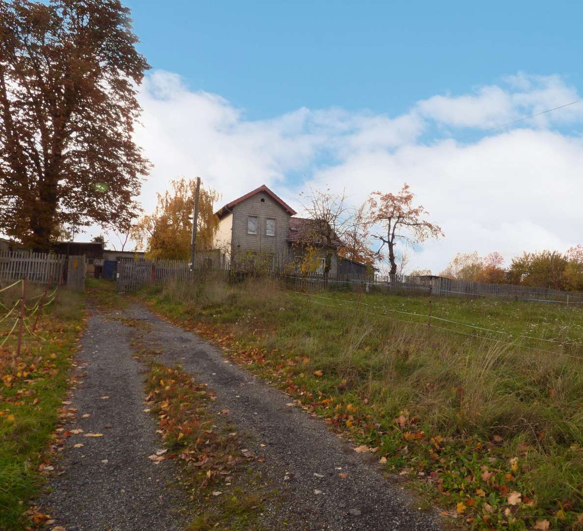 Blick zum Haus mit Zuwegung Blick zum Haus mit Zuwegung - Bauernhaus in 98694 Ilmenau mit 100m² kaufen
