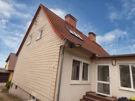 rückwärtige Ansicht rückwärtige Ansicht - Doppelhaushälfte in 98693 Ilmenau mit 90m² kaufen
