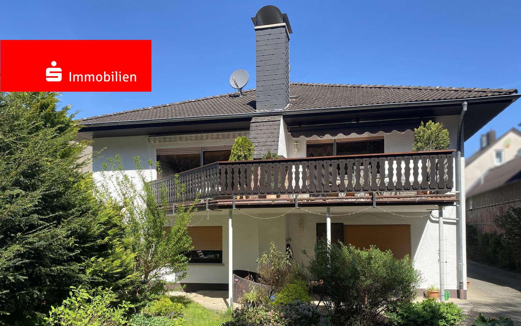 Gartenansicht - Einfamilienhaus in 35796 Weinbach mit 315m² kaufen