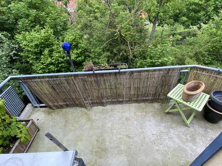 Balkon am Schlafzimmer Balkon am Schlafzimmer - Maisonette-Wohnung in 07749 Jena mit 127m² kaufen