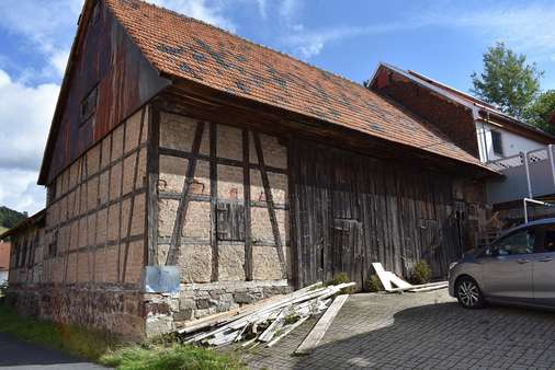 Nebengelass hinter dem Haus Nebengelass hinter dem Haus - Einfamilienhaus in 36452 Kaltennordheim mit 155m² kaufen
