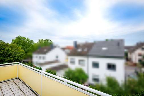 Ausblick von der Terrasse Dachgeschoss - Maisonette-Wohnung in 63322 Rödermark mit 93m² kaufen