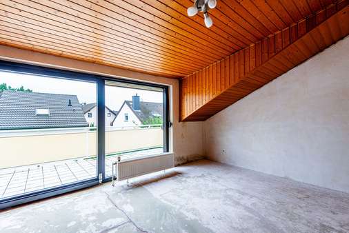 Schlafzimmer Dachgeschoss - Maisonette-Wohnung in 63322 Rödermark mit 93m² kaufen