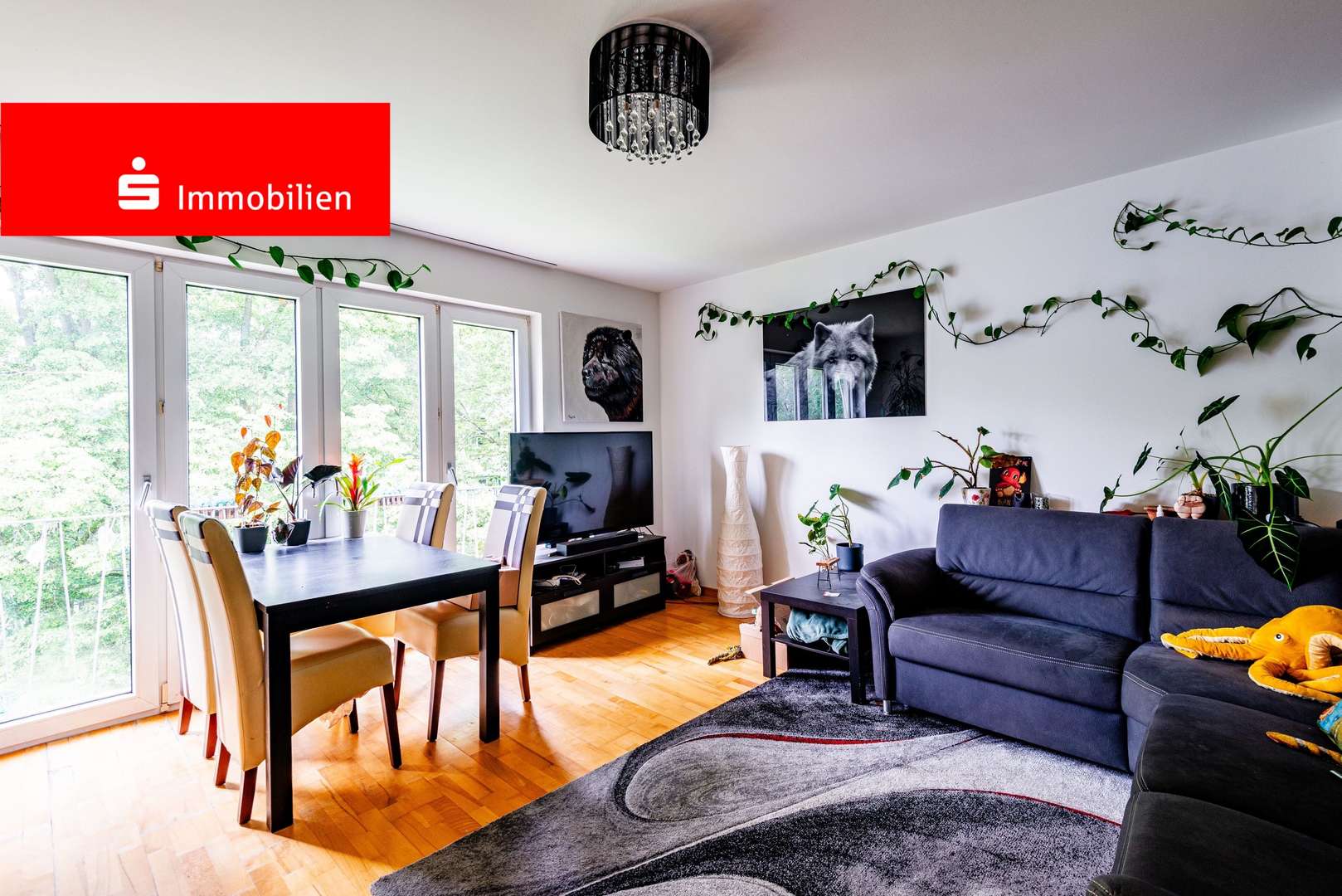 Wohn- und Esszimmer - Etagenwohnung in 60433 Frankfurt mit 66m² kaufen