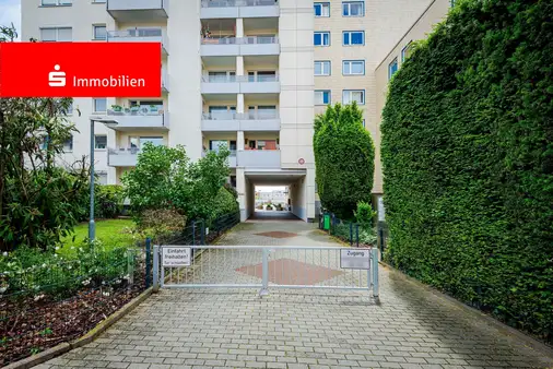 Frankfurt-Ostend:  Vermietete 2-Zimmer-Wohnung in Nähe Main und EZB - inklusive Tiefgaragenstellplatz
