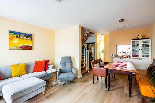 Wohn-Esszimmer - Reihenmittelhaus in 60433 Frankfurt mit 113m² kaufen