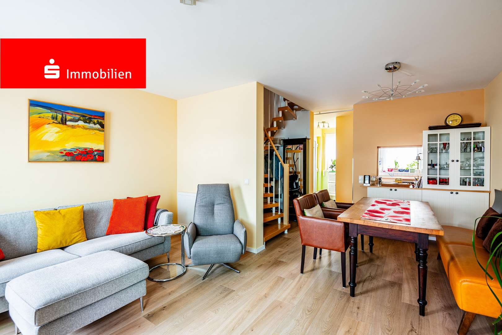 Wohn-Esszimmer - Reihenmittelhaus in 60433 Frankfurt mit 113m² kaufen
