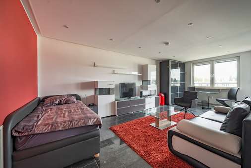 Wohn- und Schlafbereich Wohn- und Schlafbereich - Etagenwohnung in 60596 Frankfurt mit 37m² kaufen